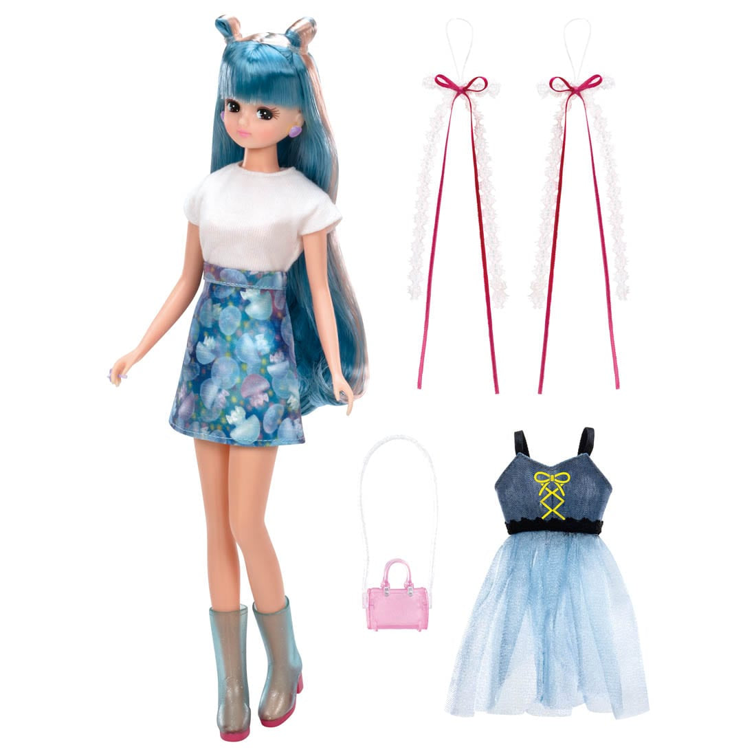 Takara Tomy Licca Chan Doll play set - Float Jellyfish