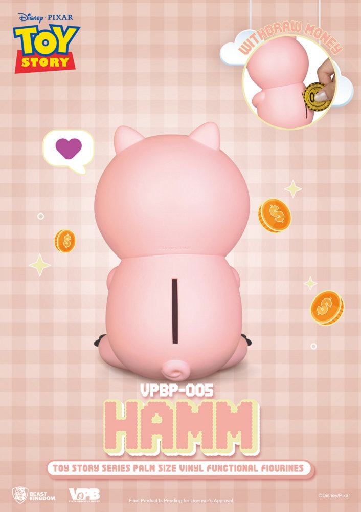 Beast Kingdom VPBP-005 TOY STORY Palm Size Vinyl Functional Figurines Hamm