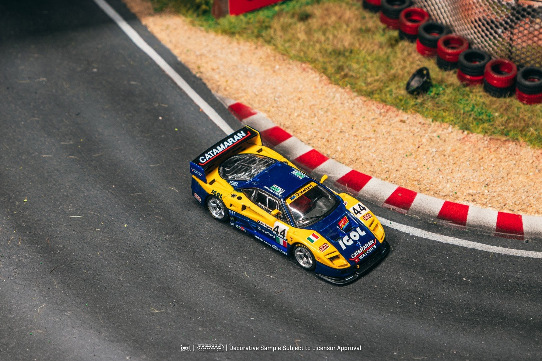Tarmac Works 1/64 Ferrari F40 GTE  24h of Le Mans 1996 Model Car