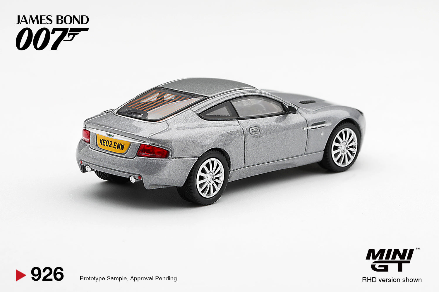 (Pre-order) Mini GT #926 007 Aston Martin V12 Vanquish "Die Another Day" Car