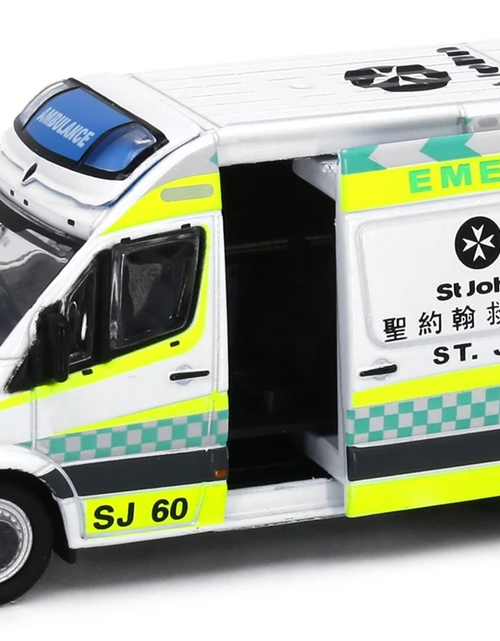 Load image into Gallery viewer, Tiny City 1/76 #166 Mercedes-Benz Sprinter St.John Ambulance (SJ60) Model Car
