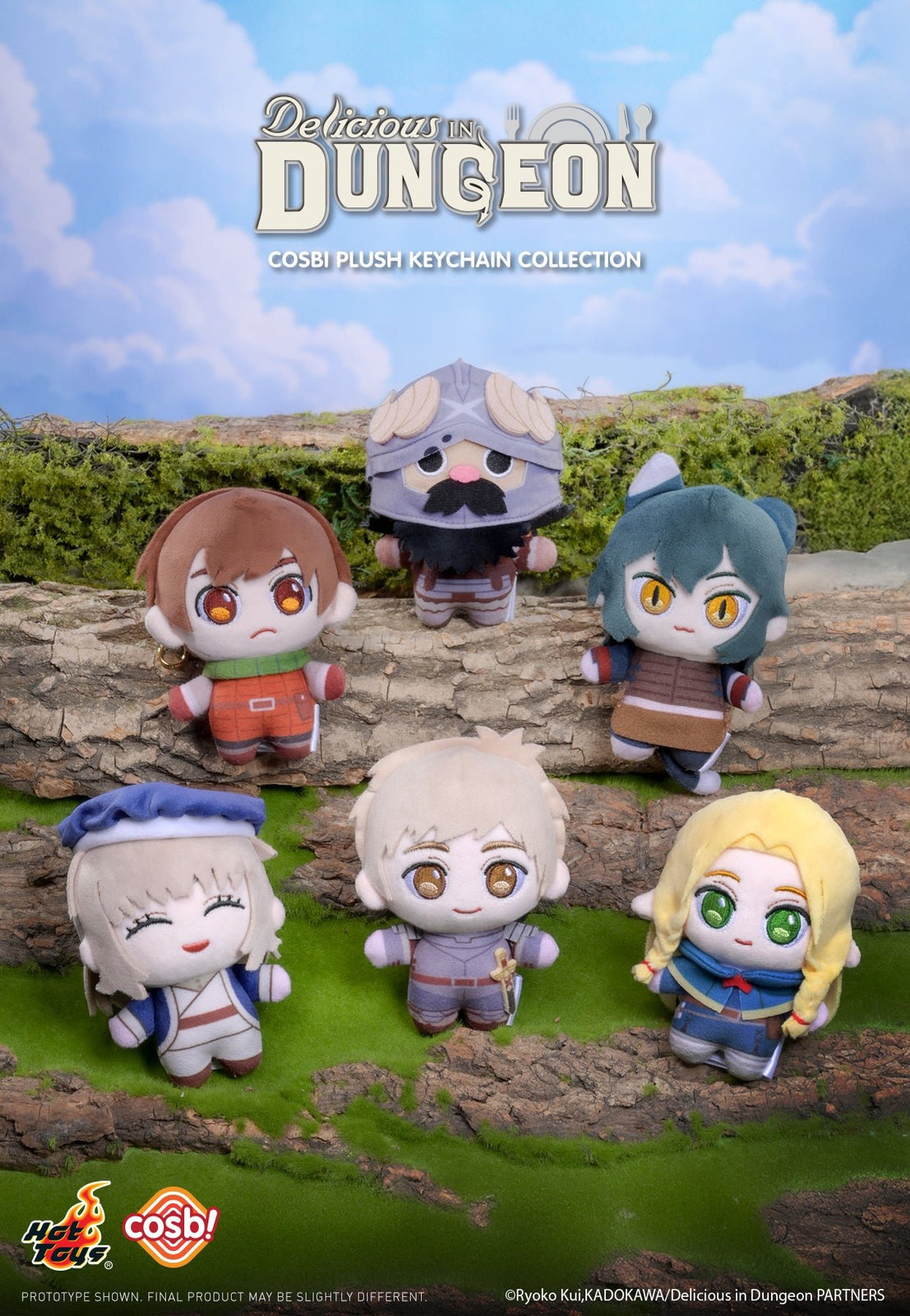 Hot Toys Delicious in Dungeon Cosbi Collection Plush Keychain Set of 6 PPLU075N