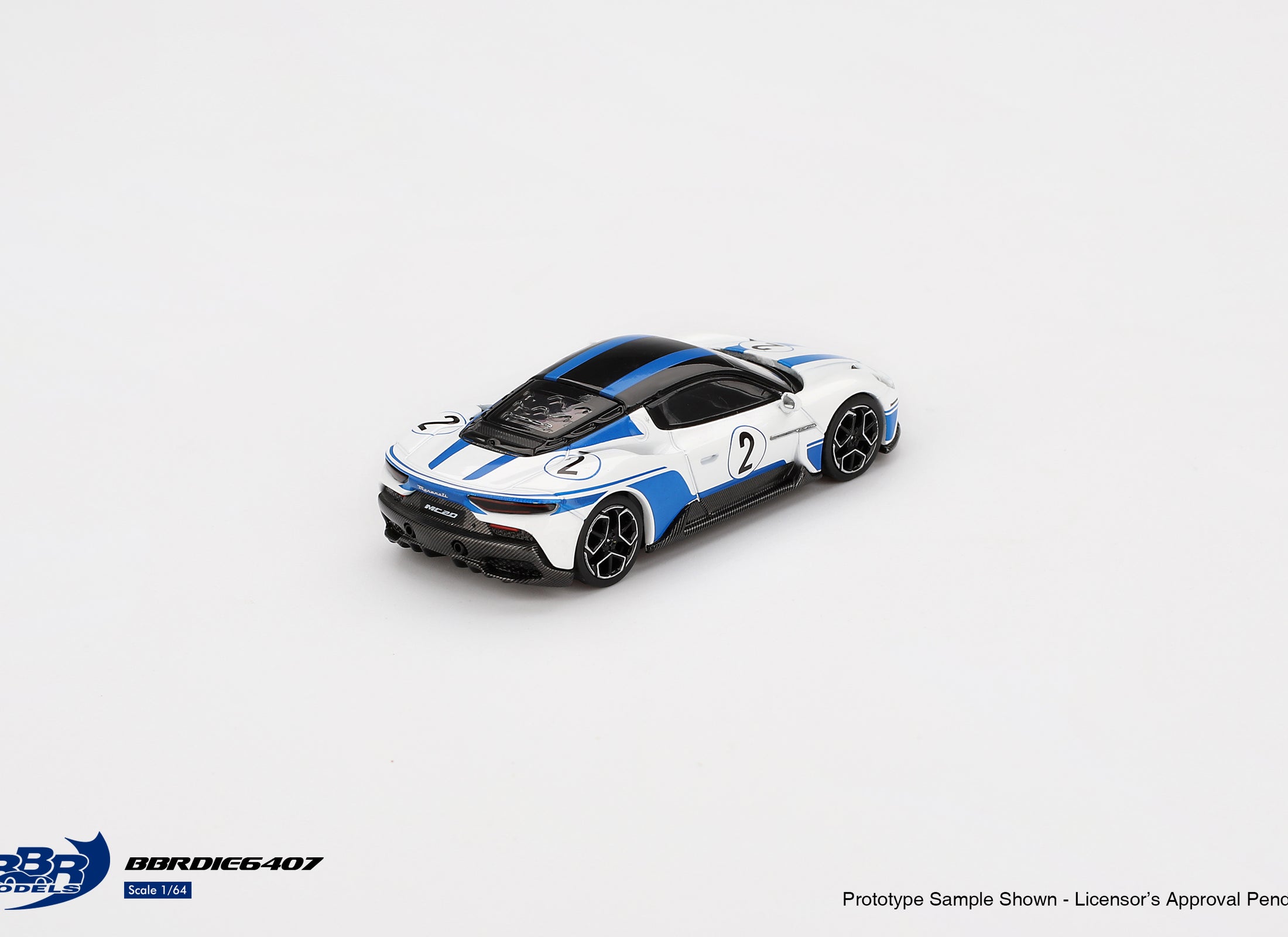 BBR 1:64 Maserati MC20 #2 Maserati Performance Experience Model Car