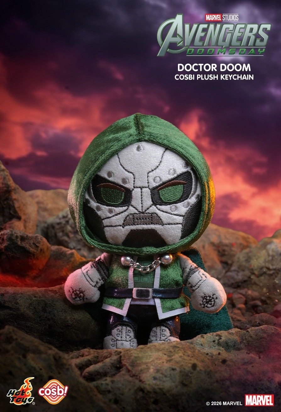 Hot Toys Marvel Avengers Doomsday Cosbi Plush Keychain Collection(Full set of 8)