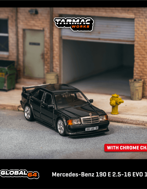 Load image into Gallery viewer, Tarmac Works 1/64 Mercedes-Benz 190 E 2.5-16 EVO 1 BlueBlack metallic
