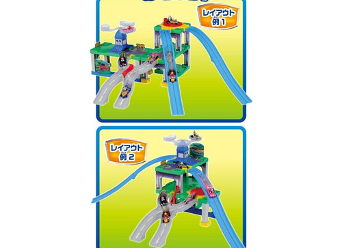 Load image into Gallery viewer, TOMY Mickey Mouse &amp; Road Racers Tomica Action Course Reorganization Town Circuit

