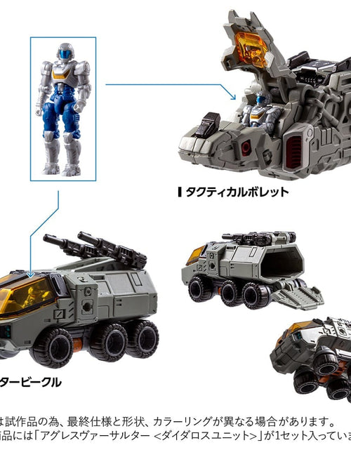 Load image into Gallery viewer, Takara Tomy DIACLONE TM-36 TACTICAL MOVER AGGRESS VERSAULTER &lt;DIATALOS UNIT&gt;
