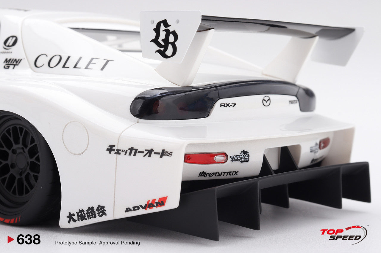 (Pre-order) Top Speed 1/18 MAZDA RX-7 LB-Hinomaru Diecast Model Car TS0638