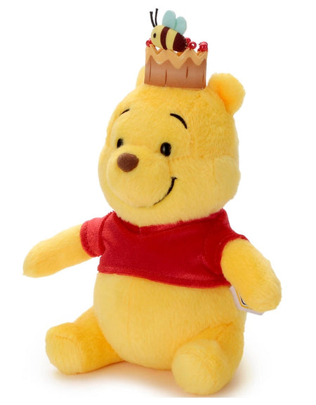 Takara Tomy Arts Disney Winnie the Pooh 100th Annivers. Red Shirt Plush S Crown