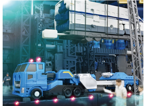 Load image into Gallery viewer, Takara Tomy Plarail Shinkansen Deformation Robot SHINKALIONCW N700S Trailer Form
