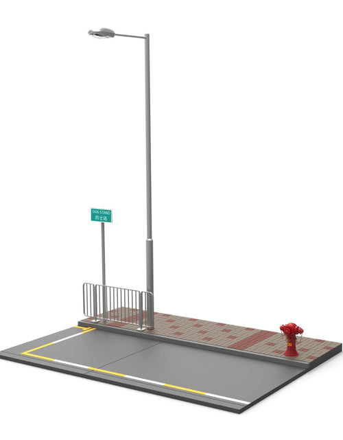 Load image into Gallery viewer, TINY City HK #S6 Taxi Station Diorama Set Scale 1/18 (No Figure &amp; Model Car)
