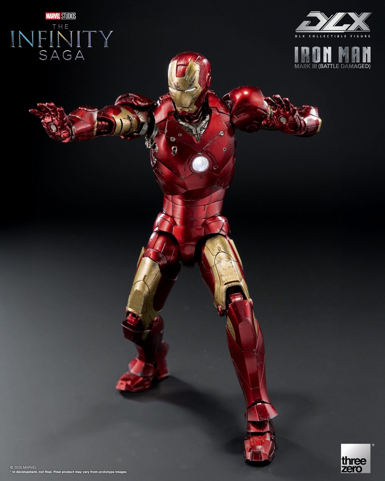 ThreeZero  Marvel The Infinity Saga DLX Iron Man Mark 3 (Battle Damaged ver.)