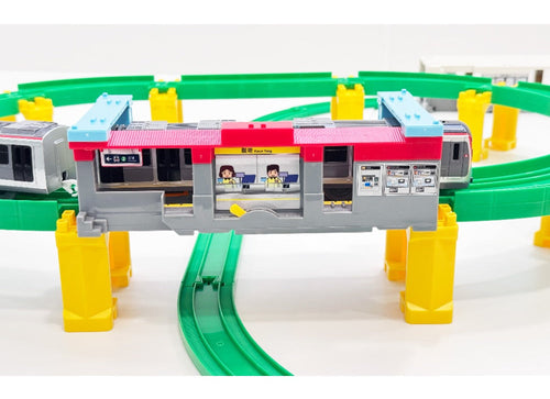 Load image into Gallery viewer, Takara Tomy Plarail Hong Kong MTR Passenger Train Kwun Tong Line Q Set
