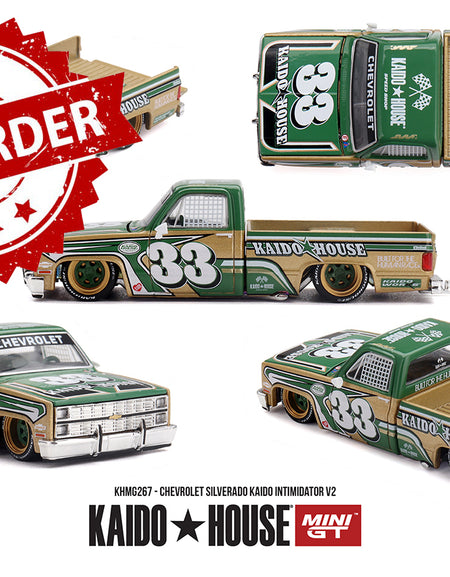 (Pre-order) Kaido House X Mini GT #267 Chevrolet Silverado KAIDO Intimidator V2