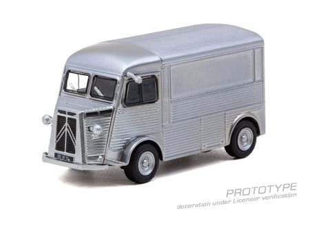 (Pre-order) Tarmac Works 1/64 Citroen Type H Silver Diecast Model Car