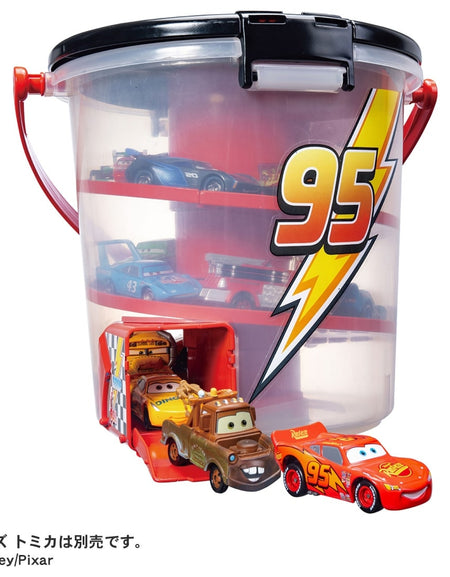 Takara Tomy Tomica Disney Cars Deru Deru Bucket Lightning McQueen Ver. (NO CARS)