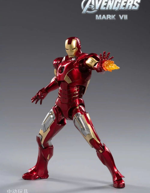 Load image into Gallery viewer, ZD Toys Marvel Avengers 1/10 Iron Man MK7 Action Figure with LIGHTING Function
