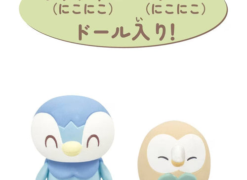 Load image into Gallery viewer, Takara Tomy Pokemon PokePiece House Velamping Terrace Rowlet &amp; Piplup Set

