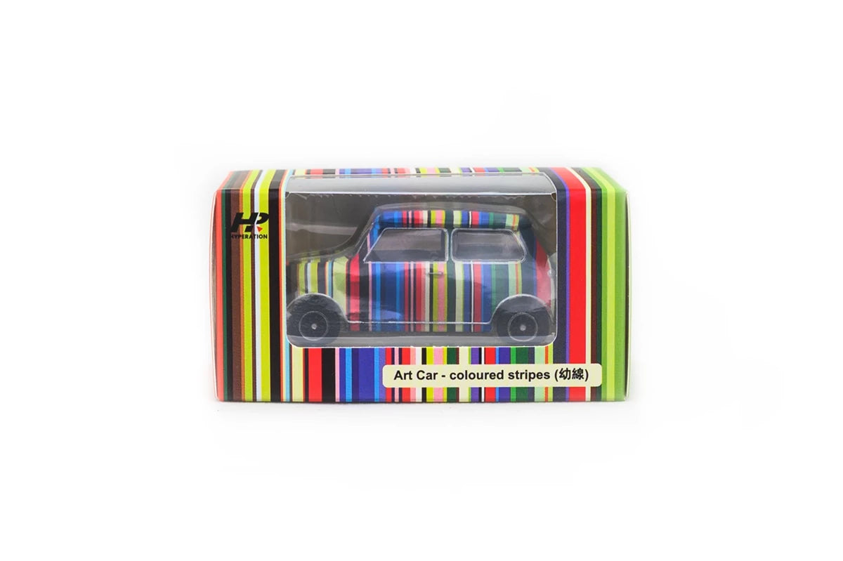Tiny City Hong Kong 1:50 Diecast Model Car Art Car - Coloured Stripes