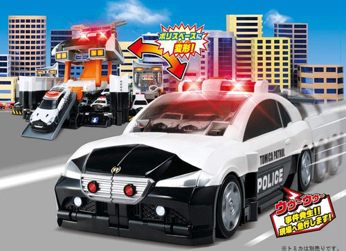 Load image into Gallery viewer, Takara Tomy Tomica World Transform Dispatch! Scramble Big Patrol police car
