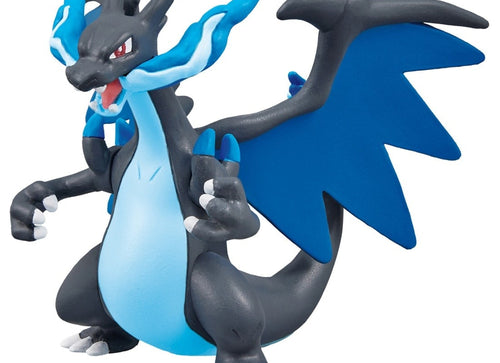 Load image into Gallery viewer, Takara Tomy Pokemon Monster Collection Mega Charizard X Mini Figure
