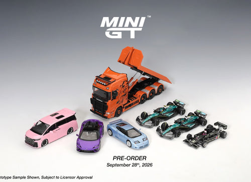 Load image into Gallery viewer, (Pre-order) Mini GT #1391 Toyota Vellfire 40 KUHL Metallic Pink Diecast RHD

