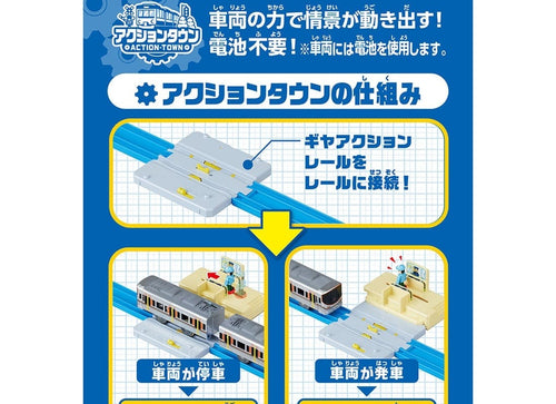 Load image into Gallery viewer, Takara Tomy Plarail Accessory J-30 Action Town Pla-kids Ticket Gate Station
