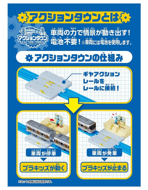 Load image into Gallery viewer, Takara Tomy Plarail Accessory J-30 Action Town Pla-kids Ticket Gate Station
