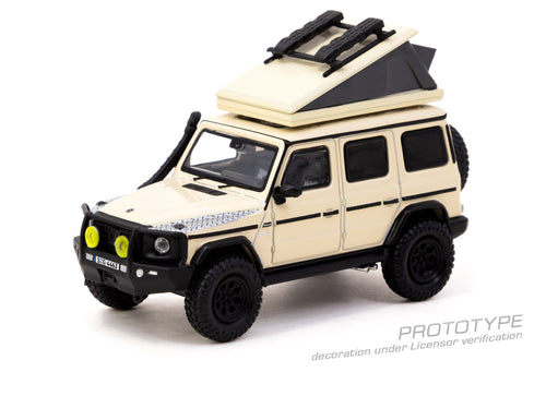 Load image into Gallery viewer, Tarmac Works 1/64 Mercedes-AMG G 63 Camping Diecast model car
