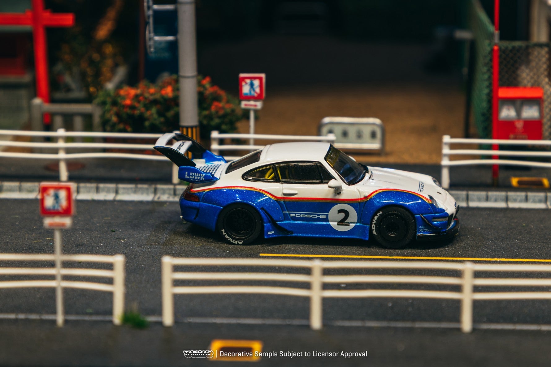 Tarmac Works 1/64 RWB 993 Liberty Walk with Container Display Box