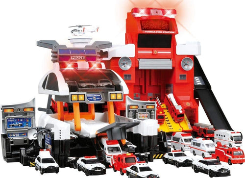 Load image into Gallery viewer, Takara Tomy Tomica World Transform Dispatch! Scramble Big Patrol police car
