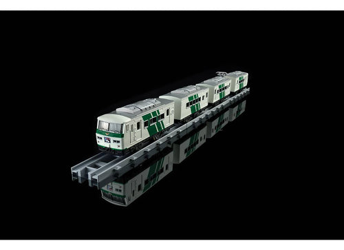Load image into Gallery viewer, Takara Tomy Plarail Train - Real Class Series 185 Odoriko Green Stripe
