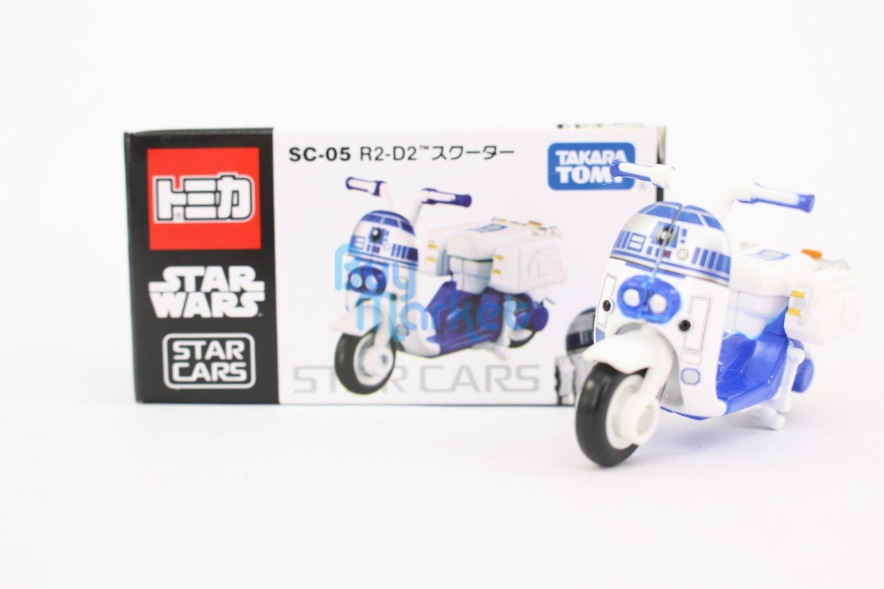 Takara Tomy Tomica Star Cars SC-05 Star Wars R2-D2 Scooter Motorcycle Diecast