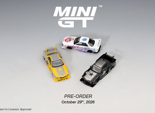 Load image into Gallery viewer, (Pre-order) Mini GT INOZETEK x Liberty Walk R32 Set 2026 Show Edition Car Set
