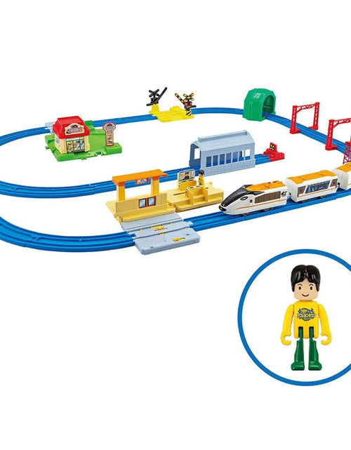 Load image into Gallery viewer, Takara Tomy Plarail Play with Tomika Action Town Set Playset

