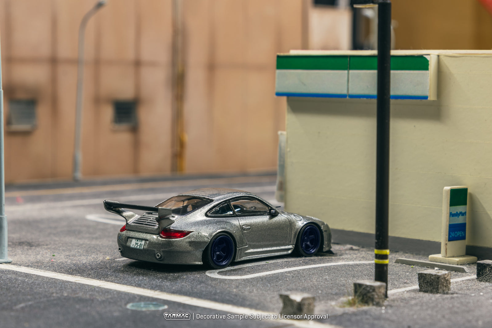 Tarmac Works 1/64 Old & New 997 Gray Metallic Diecast model car