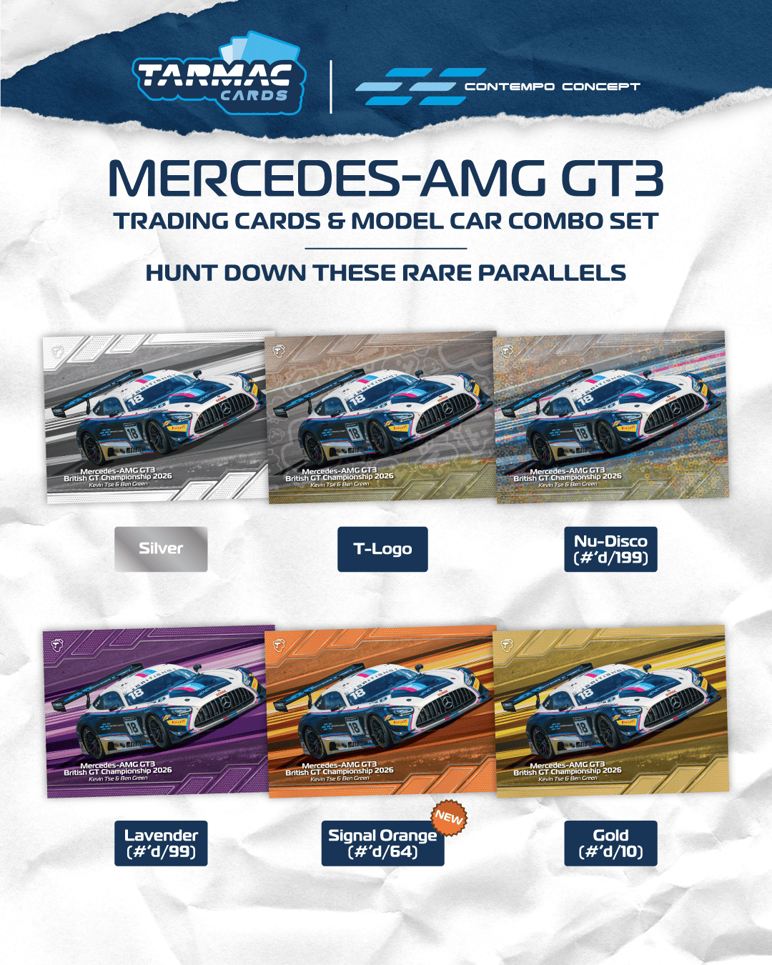 (Pre-order) Tarmac Works 1/64 Mercedes-AMG GT3 British GT Championship 2026