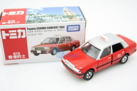 Takara Tomica Tomy TOYOTA CROWN Comfort Hong Kong KW Taxi 1/63 Diecast Toy Car