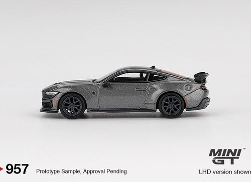 Load image into Gallery viewer, Mini GT #957 1/64 Ford Mustang Dark Horse  2024 Carbonized Gray LHD
