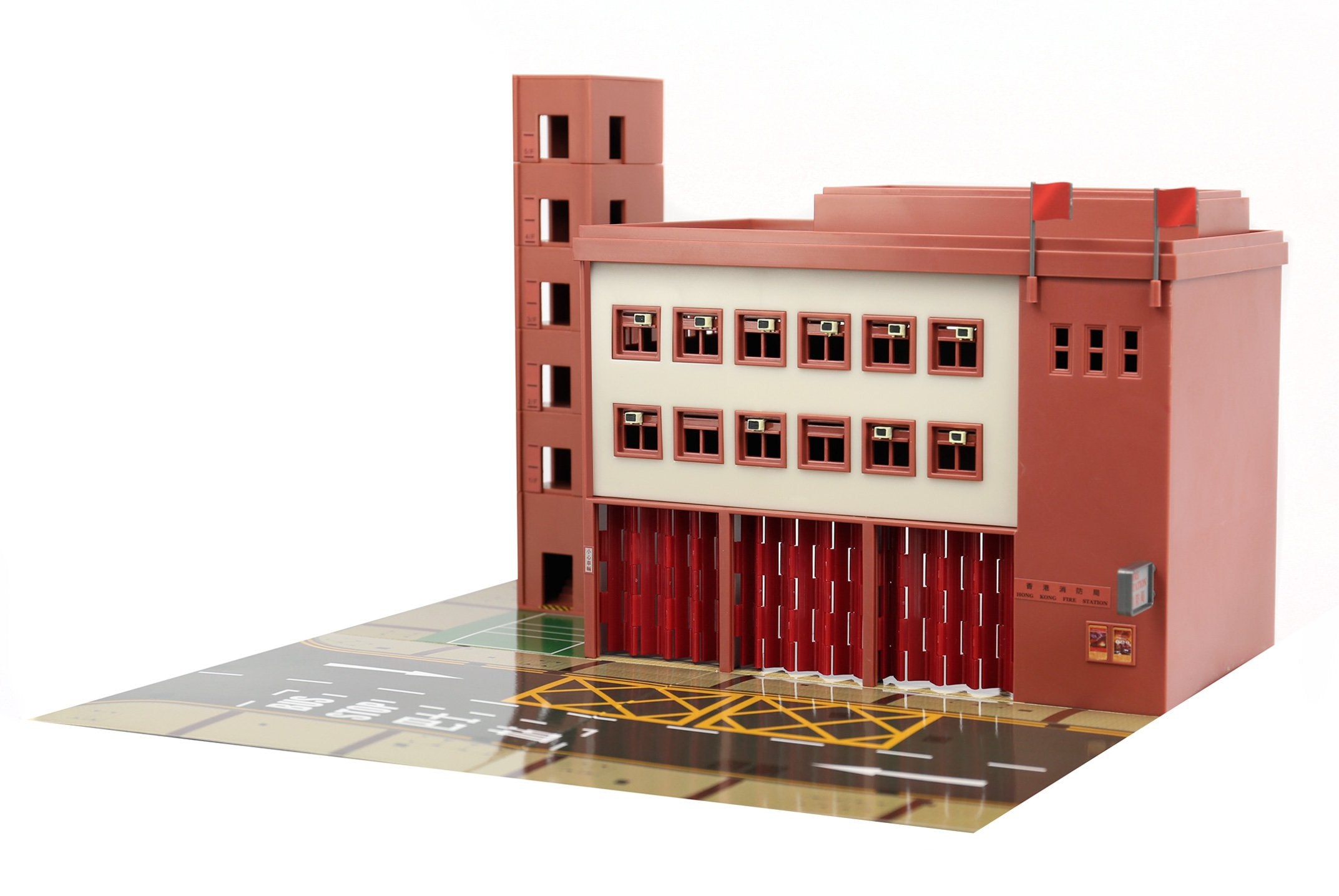 TINY City Hong Kong HK #PS1 Fire Station (Ma Tau Wai) Diorama Playset Model