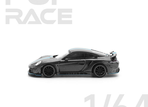 Load image into Gallery viewer, POPRACE 1/64 992 STINGER GTR CARBON EDITION (BLUE LINE) model car
