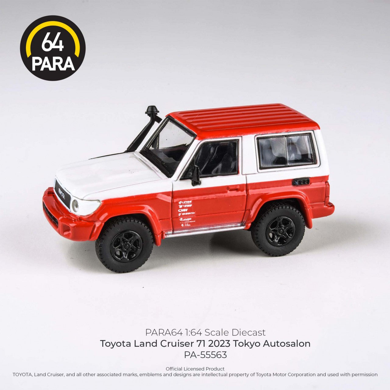 PARA64 1/64 2014 Toyota Land Crusier 71 Short Wheel Base 2023 Autosalon LHD