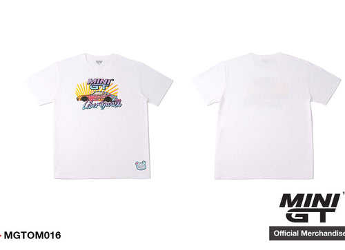 Load image into Gallery viewer, MINI GT Official T-shirt - LB Kuma White T-shirt M Size For Men &amp; Women
