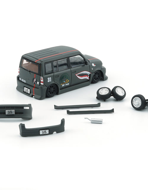 Load image into Gallery viewer, BMC 1/64 Toyota 2000 bB - Matte Green + P40 Tiger Pattern (RHD) LTD
