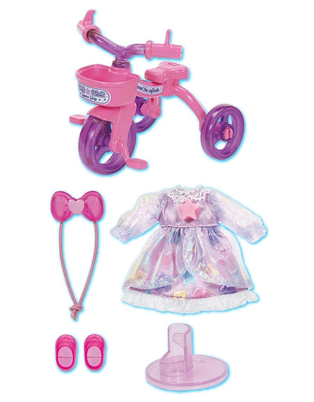 Takara Tomy Licca-Chan LW-21 Miki Maki-Chan Gummy Dress Tricycle Set (NO DOLL)