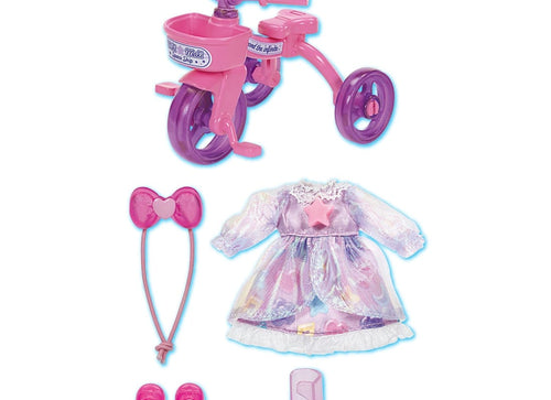 Load image into Gallery viewer, Takara Tomy Licca-Chan LW-21 Miki Maki-Chan Gummy Dress Tricycle Set (NO DOLL)
