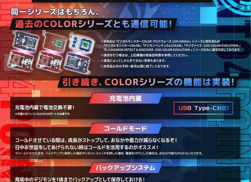 Load image into Gallery viewer, Bandai DIGIMON COLOR DIGIMON XROS WARS 15th Edition BLUE FLARE color

