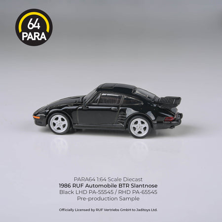 PARA64 1/64 1986 RUF BTR Black RHD Diecast Model Car