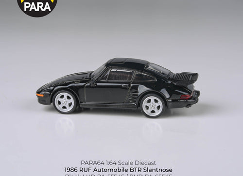 Load image into Gallery viewer, PARA64 1/64 1986 RUF BTR Black RHD Diecast Model Car
