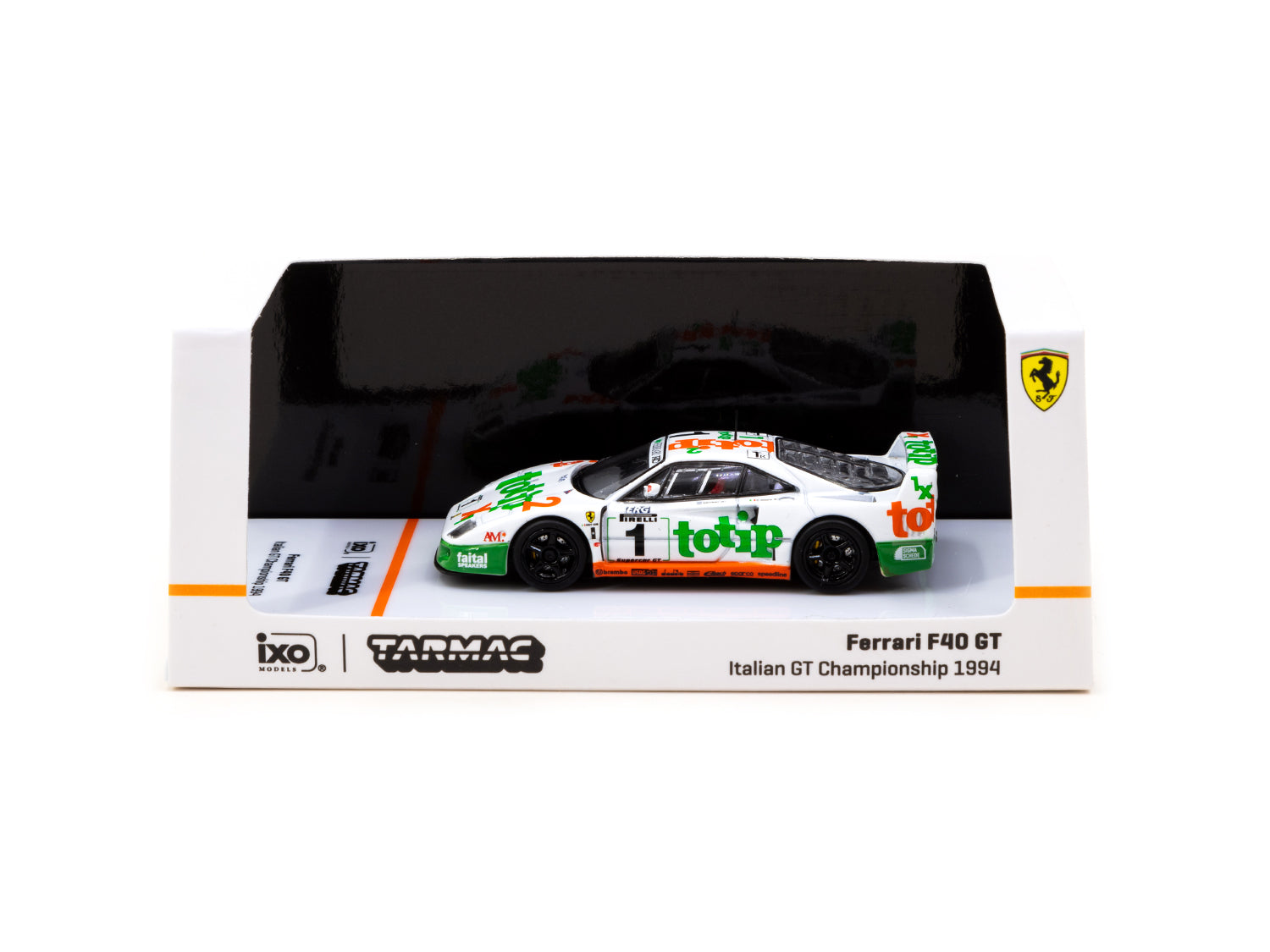 Tarmac Works 1/64 Ferrari F40 GT Italian GT Championship 1994 F. D'A